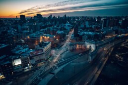 manhattan bridge view from 50 bowery hotel new york fine art photography print